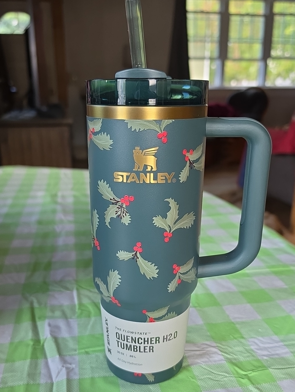 Stanley 30 oz Quencher H2.0 Tumbler - Holiday Botanicals